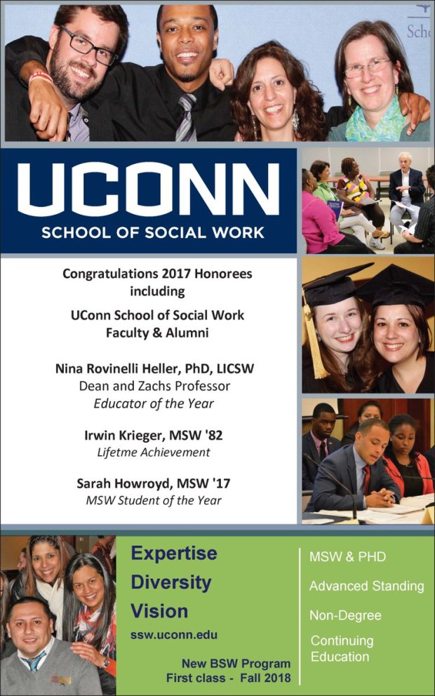 SARAH HOWROYD UCONN MSW NASW AWARD 2017